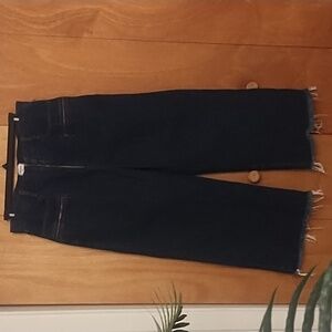 Madewell x Karen Walker Blazar Zip Wide-Leg Jeans 32x 25 Inseam